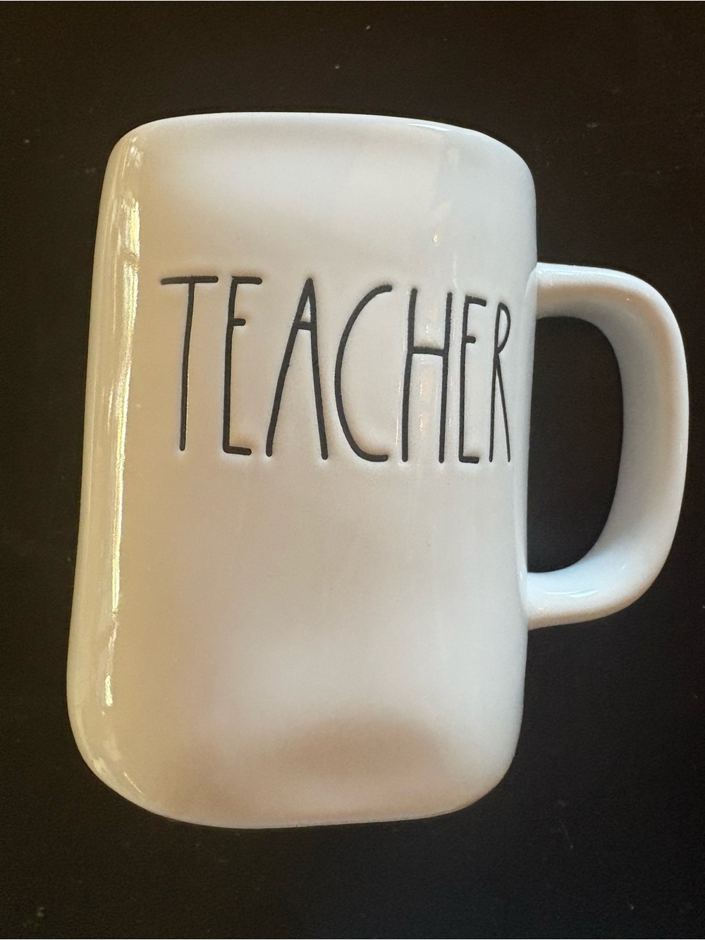 Rae Dunn TEACHER Ceramic Coffee Mug NWT